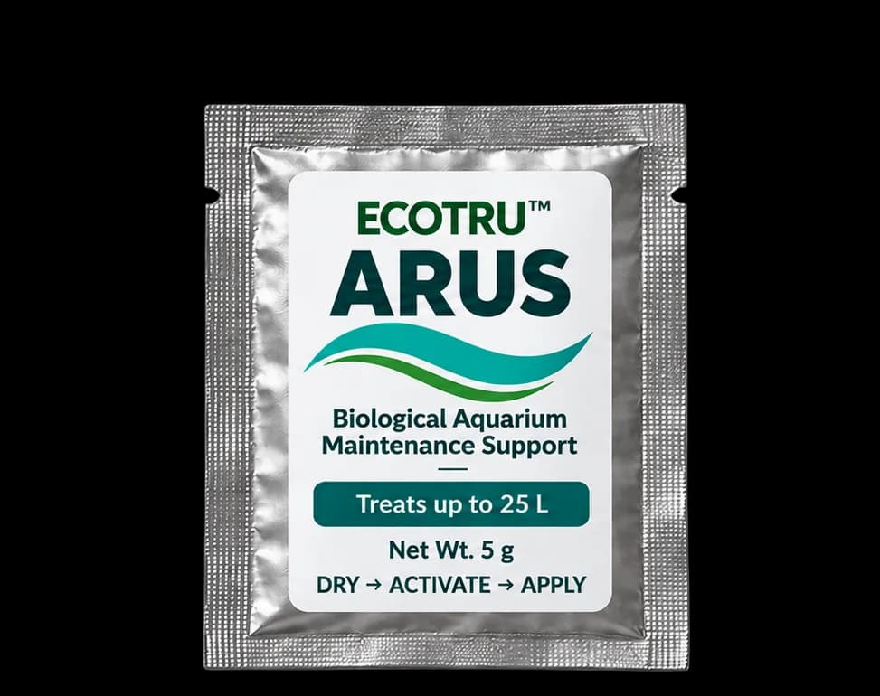 Front of the Ecotru Arus 5 g sachet